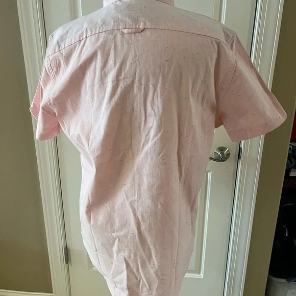 Pink Ben Sherman Casual or Dress shirt- NWT Size Medium- Short Sleeve - Picture 2 of 9